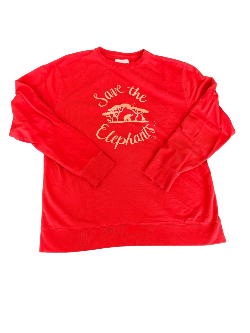 Ivory Ella “Save the Elephants” Graphic Crewneck Sweatshirt